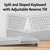 Kensington Pro Fit® Ergo Wireless Keyboard and Mouse—Gray