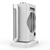 Cecotec 05309 calefactor eléctrico Ventilador eléctrico Interior Acero inoxidable, Blanco 1500 W