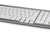 BakkerElkhuizen UltraBoard 960 tastiera USB QWERTY Inglese UK Grigio chiaro, Bianco