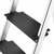Hailo 8050-407 ladder Folding ladder Aluminium, Black