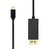 ProXtend USBC-DP-002 video átalakító kábel 2 M USB C-típus DisplayPort Fekete