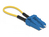 DeLOCK 86924 Glasvezel kabel 0,06 m LC Blauw, Geel
