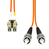 ProXtend FO-LCSTOM1D-0005 cavo a fibre ottiche 0,5 m LC ST OM1 Arancione