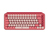 Logitech POP Keys Wireless Mechanical Keyboard With Emoji Keys tastiera RF senza fili + Bluetooth QWERTZ Svizzere Borgogna, Rosa, Rosa