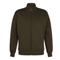 Extend Sweat-Jacke mit hohem Kragen - XL - Forest Green - Forest Green | XL: Detailansicht 1