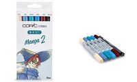 COPIC Kit de marqueurs ciao 5+1, Manga 2 (70000656)