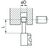 MITUTOYO Csőmérő mikrométer skáladobos : 0 - 25 mm / 0,01 mm 115-316