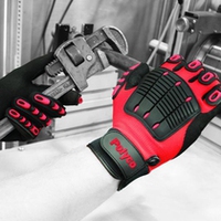 Polyco MTE Multi-Task E Red/Black Impact Gloves [Pair] - Size 8