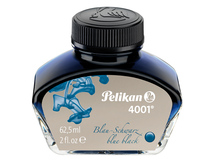 Tinte für Füllhalter Pelikan Tintenglas Tinte 4001® Blau-Schwarz 62,5 ml , Behälterart/-inhalt: Glas, 62,5 ml, dunkelblau