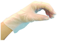 ESD-Handschuhe aus PVC, antistatisch, pulverfrei, Größe S, (1 Pack = 50 Paar)