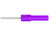 Zählerprüfstift speziell für den Schraubanschluss an Zählerklemmen, mit 2 mm Sti