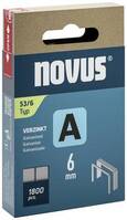 Novus Tools 042-0773 Tűzőkapcsok 53-as típus 1800 db Méret (H x Sz x Ma) 6 x 11.3 x 6 mm