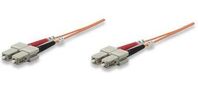 Fiber Optic Patch Cable, Om1, , Sc/Sc, 1M, Orange, Duplex, ,