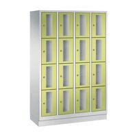 CLASSIC locker unit, compartment height 375 mm, with plinth