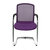 OPEN CHAIR: la silla de diseño para visitas, sillón oscilante con respaldo reticulado, UE 2 unid., en violeta.