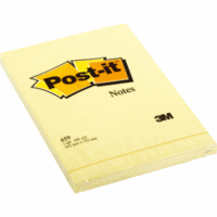 Haftnotizen Post-it 102x152mm 100 Blatt gelb