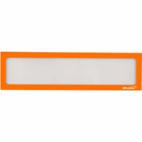 Infotasche magnetisch für Überschriften A4quer/A3hoch orange VE=1 Stück