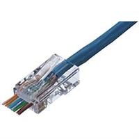 IDEAL Feed-Thru - Network connector - RJ-45 (M) - CAT 5e (pack of 100)