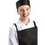Whites Chefs Skull Cap in Black - Polycotton with Elasticated Back - M