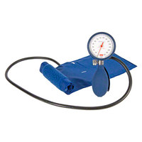 Oberarm-Blutdruckmessgerät Blutdruckmesser Boso Clinicus I mit Klettmanschette, Blau