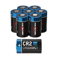 8x ANSMANN CR2 Lithium Batterie 3V - Hochleistungsbatterie (8 Stück)
