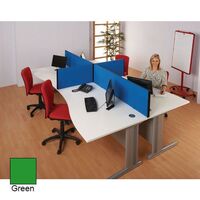 BusyScreen® classic clamp on desk partition screens - Standard desk screens