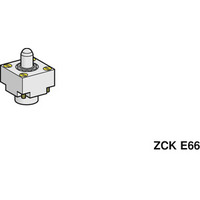 ZCKE-Positionsschalterkopf, Stahl-Kugelstößel, +120 °C