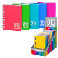 Miniquaderno One Color - A7 - forato -1 rigo - 80 fogli - 80 gr - spiralato - copertina PPL - Blasetti