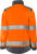 High Vis Green Jacke Damen Kl. 3, 4068 GPLU Warnschutz-orange/grau - Rückansicht