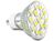 Delock DL46188 GU10 LED fényforrás 15 SMD 5050 LED 3.5W meleg fehér