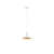 Leuchtenschirm LALU® PLATE 15 MIX&MATCH, H:1,5 cm, weiß/gold