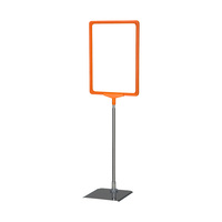 Kundenstopper / Plakat-Tischaufsteller / Plakatständer „Serie N“ | orange ähnl. RAL 2008 DIN A5