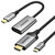 Przejściówka HUB USB Typ C - HDMI 2.0 + kabel HDMI 2m szary