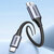 Kabel przewód USB-C - micro USB-B 3.0 3A 0.5m szary