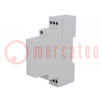 Enclosure: for DIN rail mounting; Y: 90mm; X: 17mm; Z: 71mm; noryl