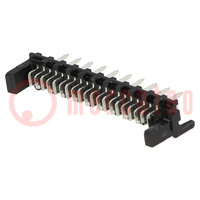 Connector: wire-board; socket; male; PIN: 20; 1.27mm; THT; PicoFlex