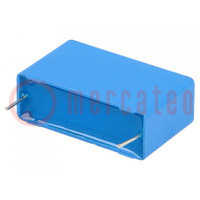 Capacitor: polyester; 1uF; 200VAC; 400VDC; 27.5mm; ±10%; -55÷125°C