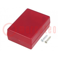 Enclosure: multipurpose; X: 47mm; Y: 66mm; Z: 25mm; ABS