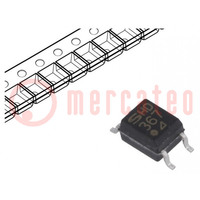 Optocoupler; SMD; Ch: 1; OUT: transistor; Uinsul: 3.75kV; Uce: 80V