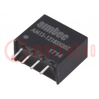 Converter: DC/DC; 1W; Uin: 10.8÷13.2V; Uout: 18VDC; Iout: 56mA; SIP4