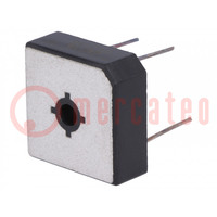 Bridge rectifier: single-phase; Urmax: 800V; If: 35A; Ifsm: 400A