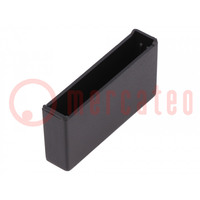 Carcasa: para cubrir; X: 20,8mm; Y: 41mm; Z: 8,5mm; poliámido; negro