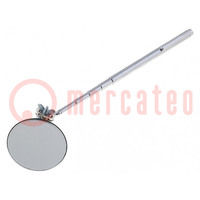 Inspection mirror; with telescopic arm; Ø55mm; 90g