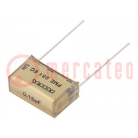 Kondensator: papierowy; 150nF; 300VAC; 20,3mm; ±10%; THT; PME261