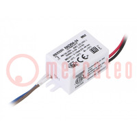 Power supply: switched-mode; LED; 4W; 24VDC; 170mA; 90÷264VAC; IP65