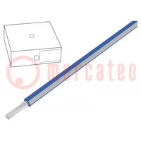 Leiding; ÖLFLEX® WIRE MS 2.1; koord; Cu; 4mm2; PVC; blauwwit; 100m