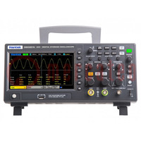 Oscilloscope: digital; DSO; Ch: 2; Band: 150MHz; 1Gsps; 4Mpts/ch