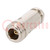 Plug; N; female; straight; 50Ω; RG58; clamp; for cable; PTFE