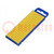 Jelölések; Jelölés: E; 2,8÷3,8mm; poliamid; sárga; -40÷85°C; WIC