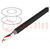 Wire: microphone cable; HELUSOUND®; black; Cu; -30÷70°C; PVC; 6.7mm